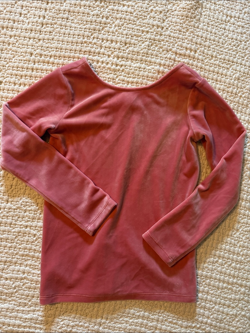 Tea Collection Rose Mauve Long Sleeve Scoop Neck Tee